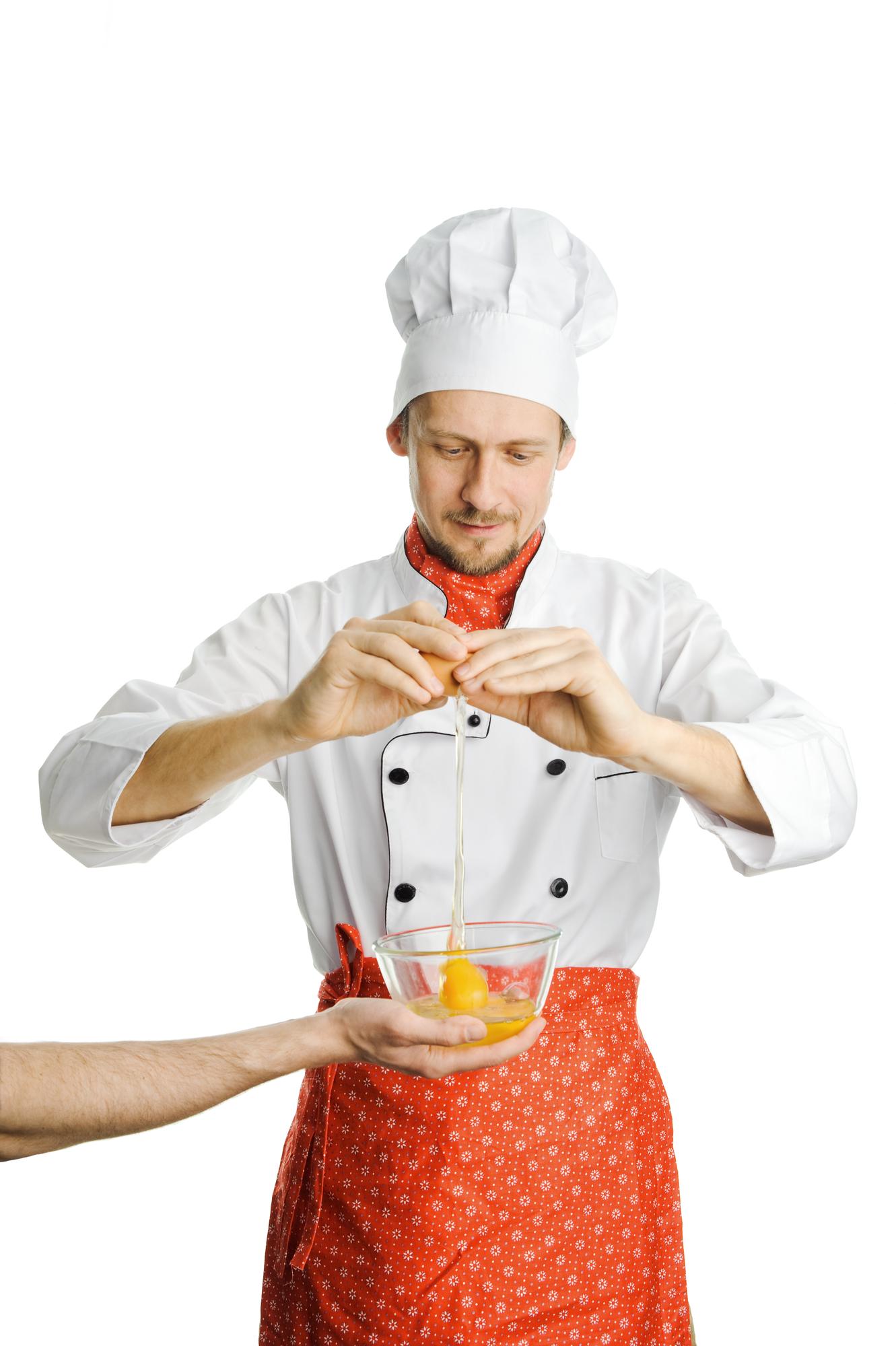 Szef kuchni instruuje grupę
